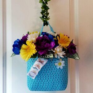 Spring Summer Faux Floral Door Wall Decor🦋